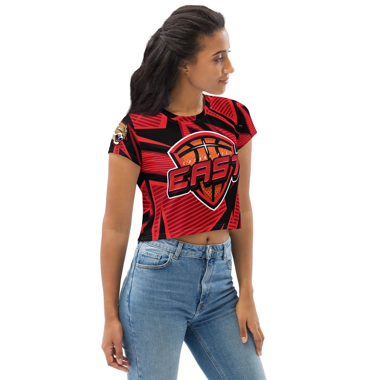Cherry Hill East Basketball Women's Crop Tee