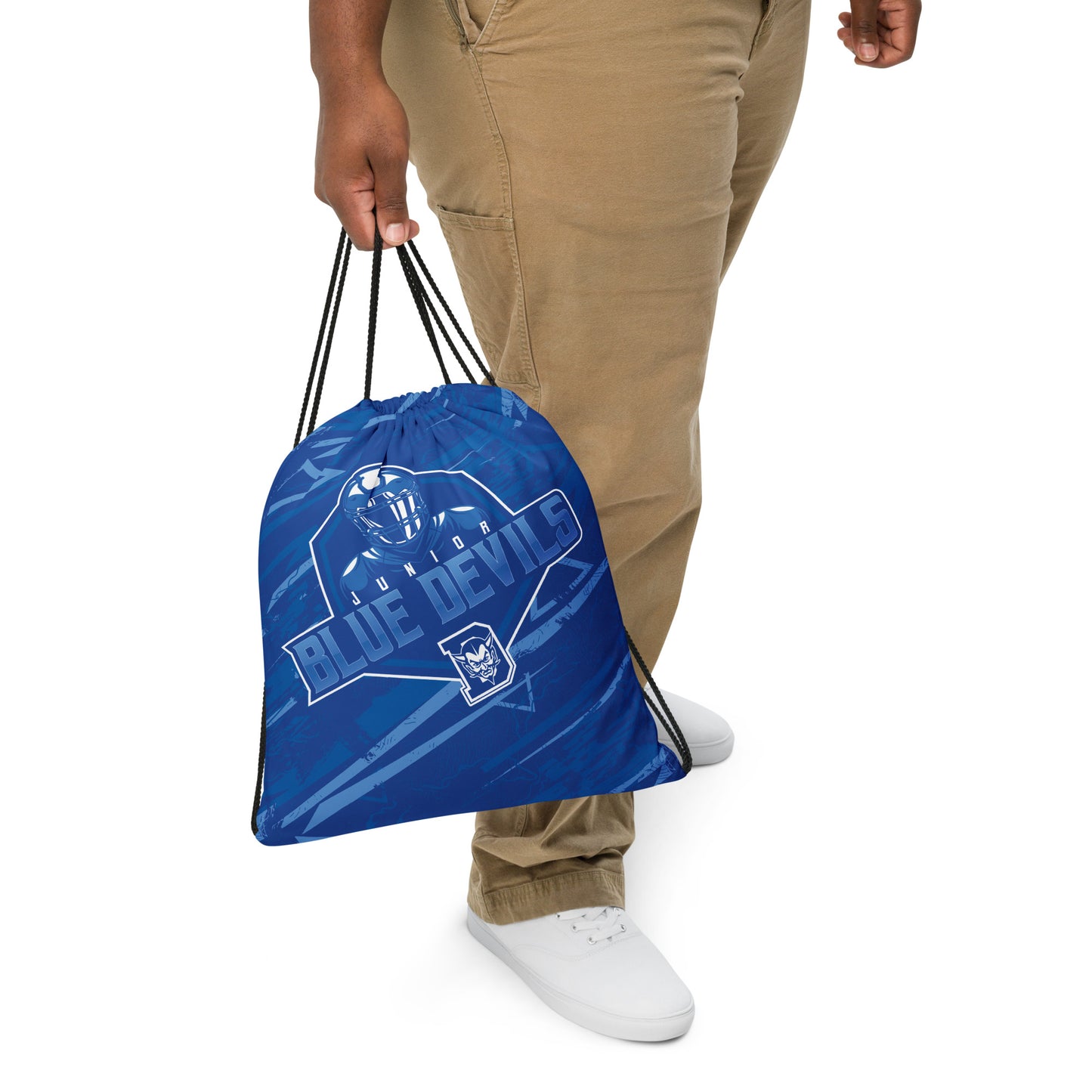 Jr. Blue Devils Football Drawstring Bag