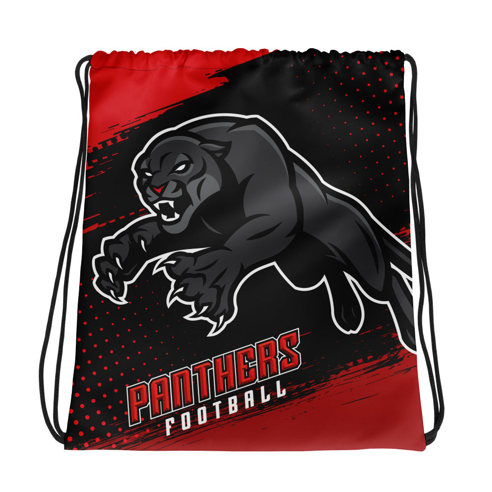 Panthers Football Drawstring Bag