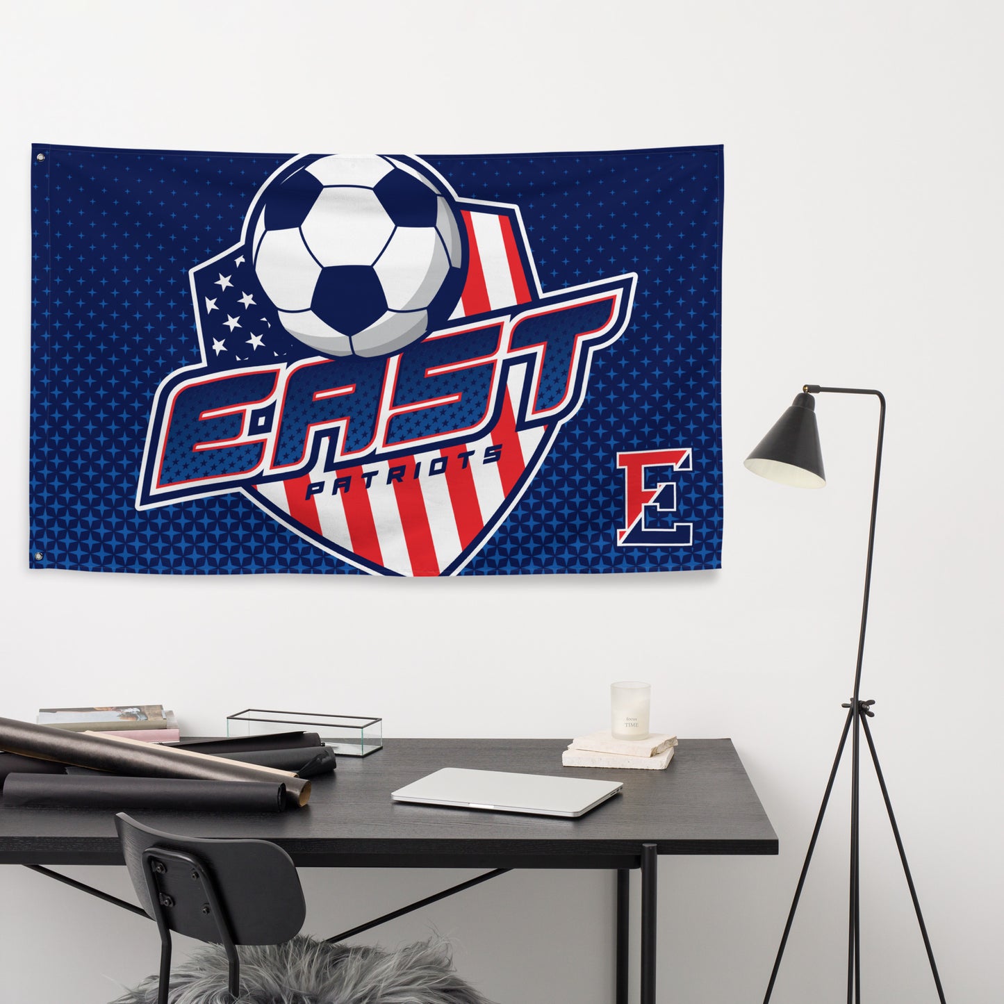 CB East Soccer Team Flag