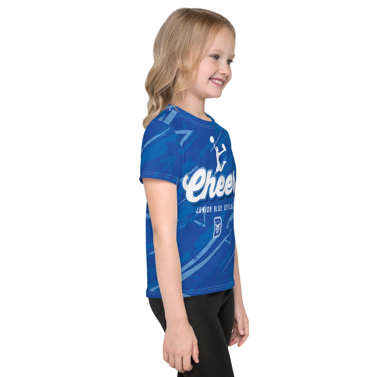 Jr. Blue Devils Kids Cheer-Time Tee
