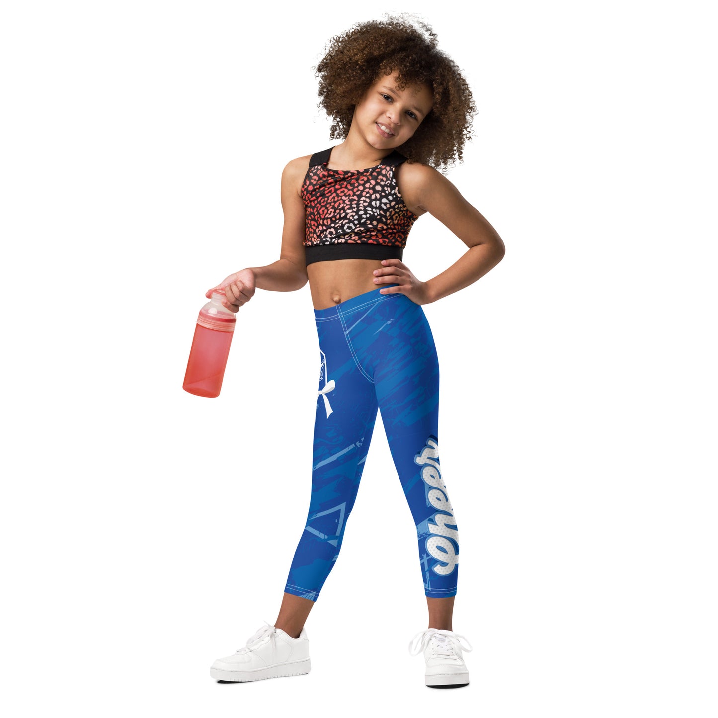 Jr. Blue Devils Kids Cheer-Time Leggings