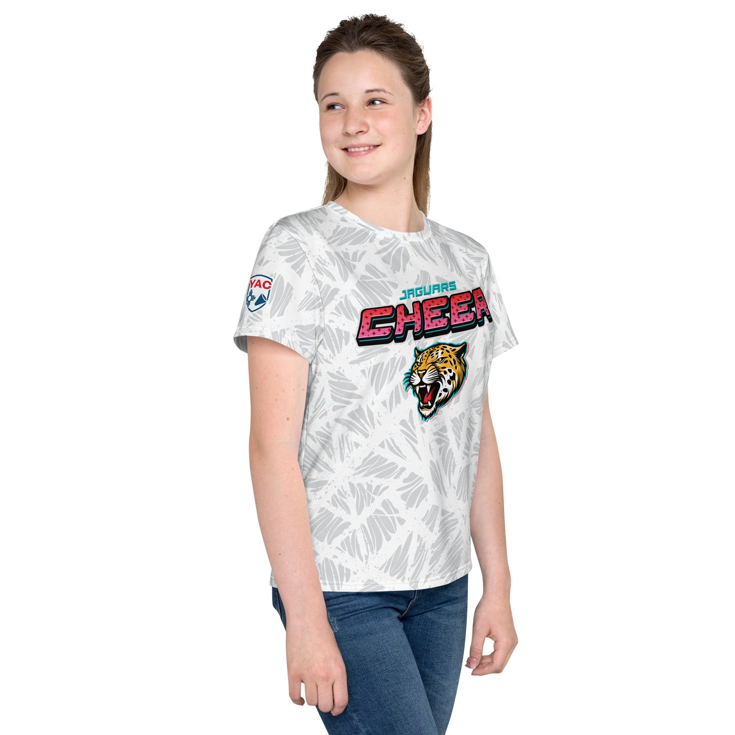 YAC Jaguars Cheer-Time Youth Tee