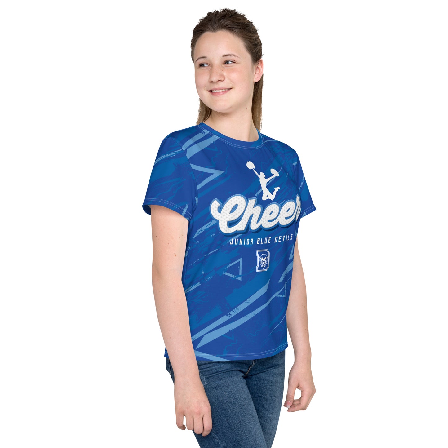 Jr. Blue Devils Youth Cheer-Time Tee