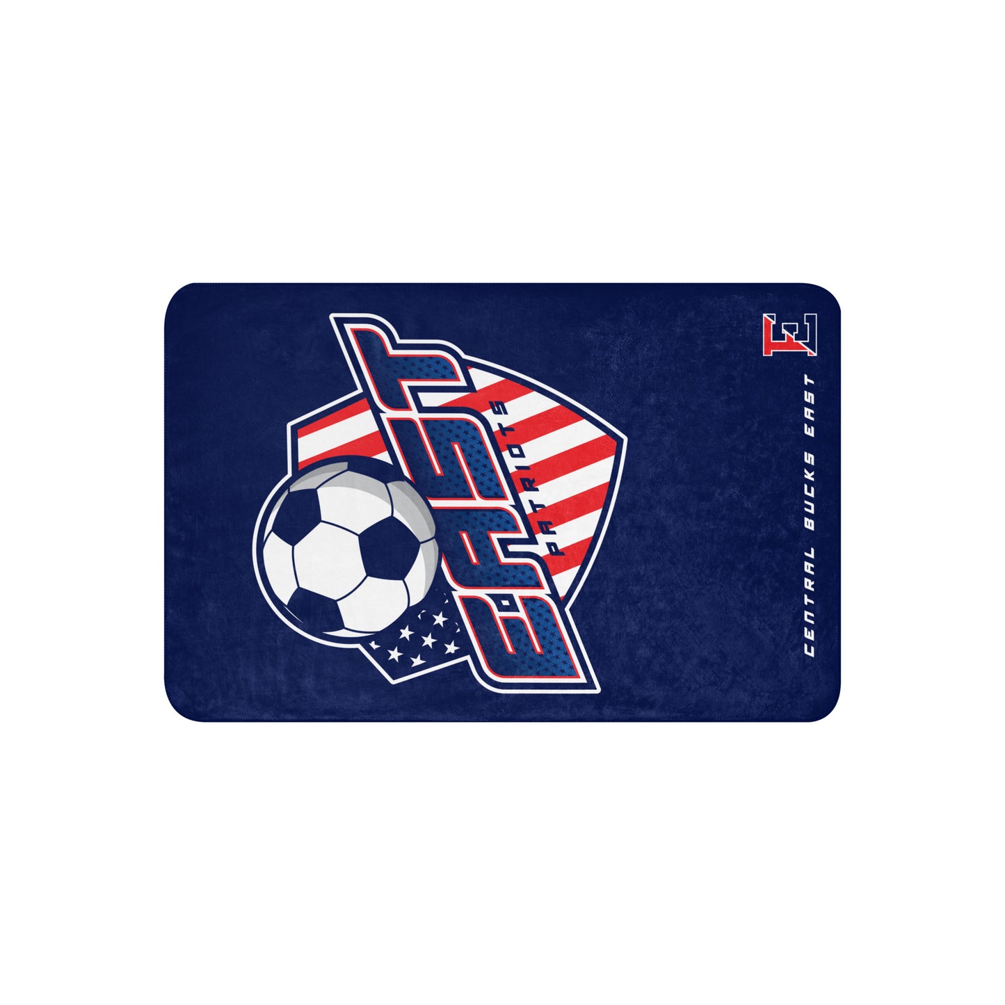 CB East Soccer Sherpa Blanket
