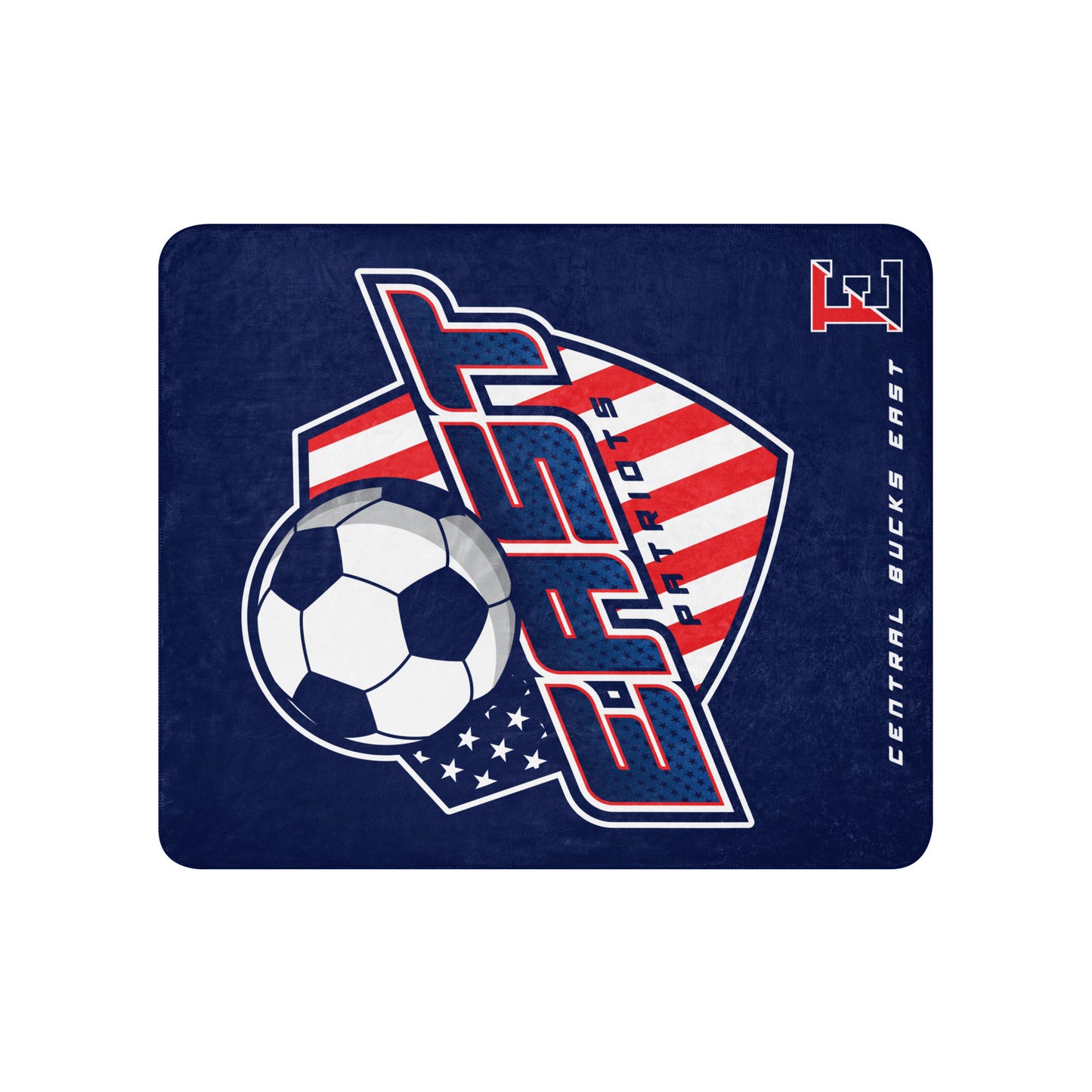 CB East Soccer Sherpa Blanket