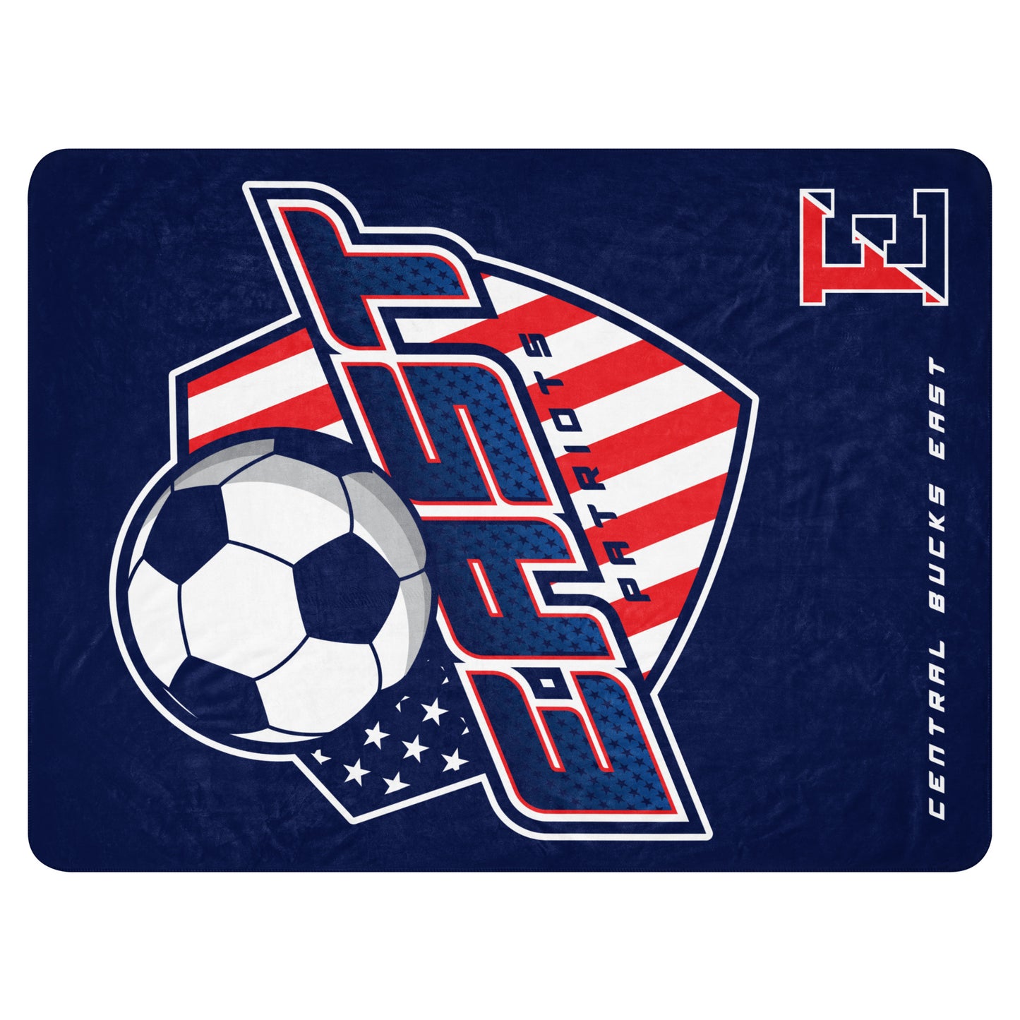 CB East Soccer Sherpa Blanket