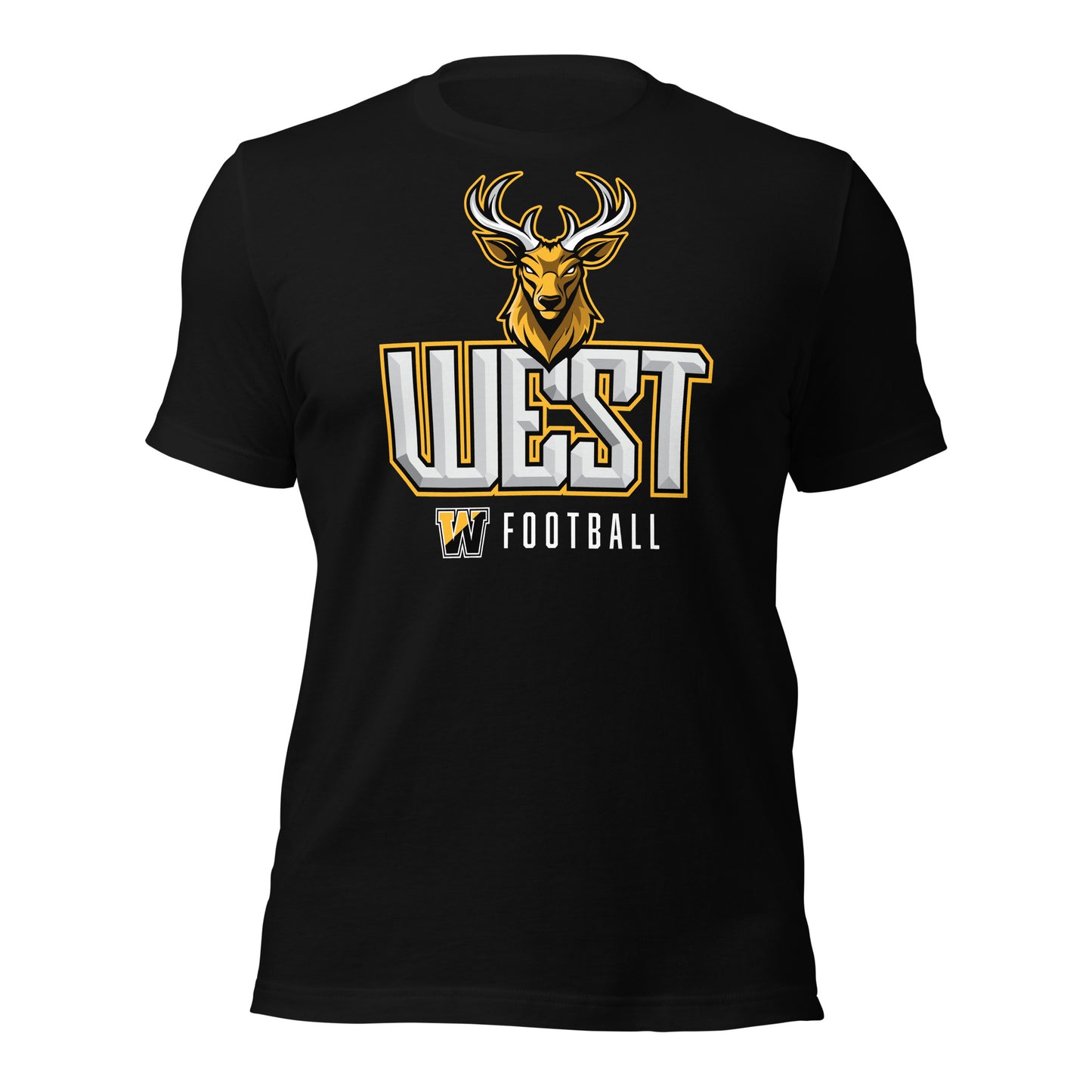 CB West Football Bucks Tee