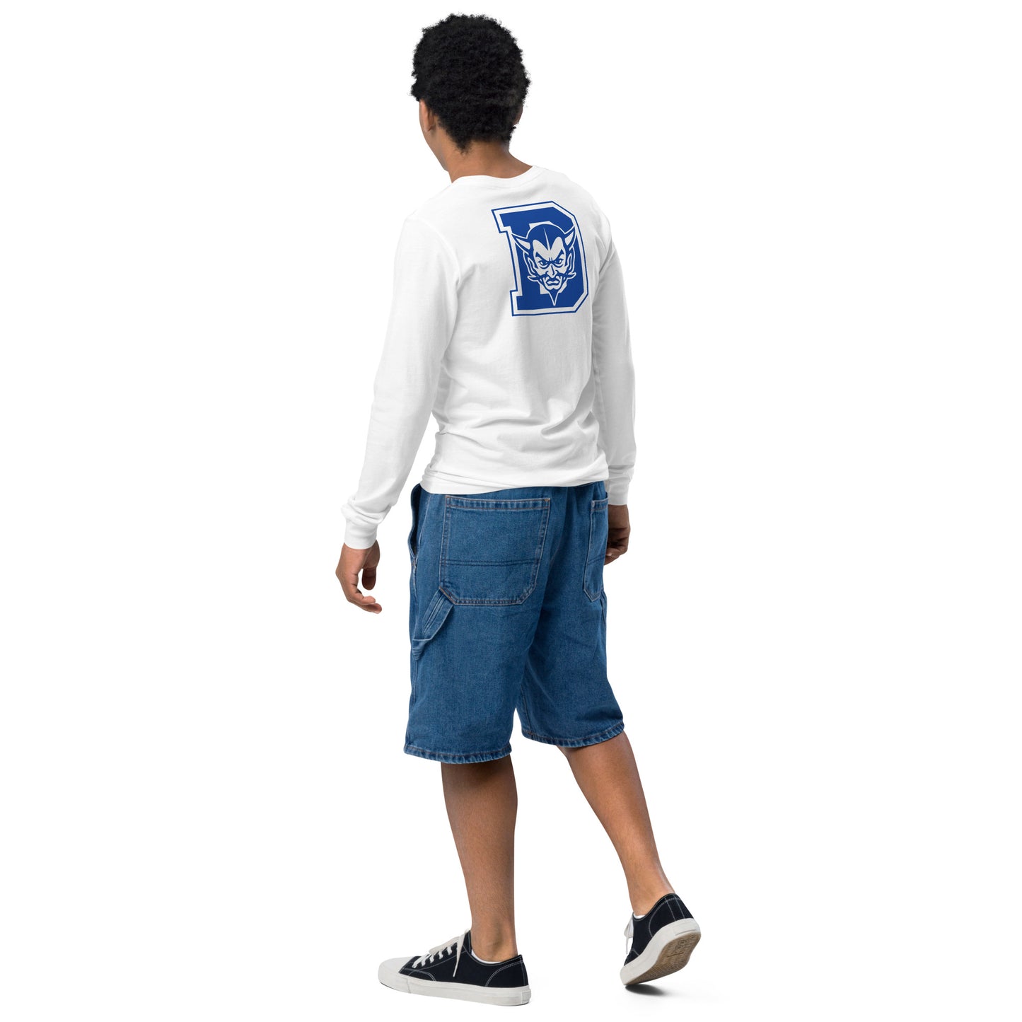 Jr. Blue Devils Football Youth Long Sleeve Tee