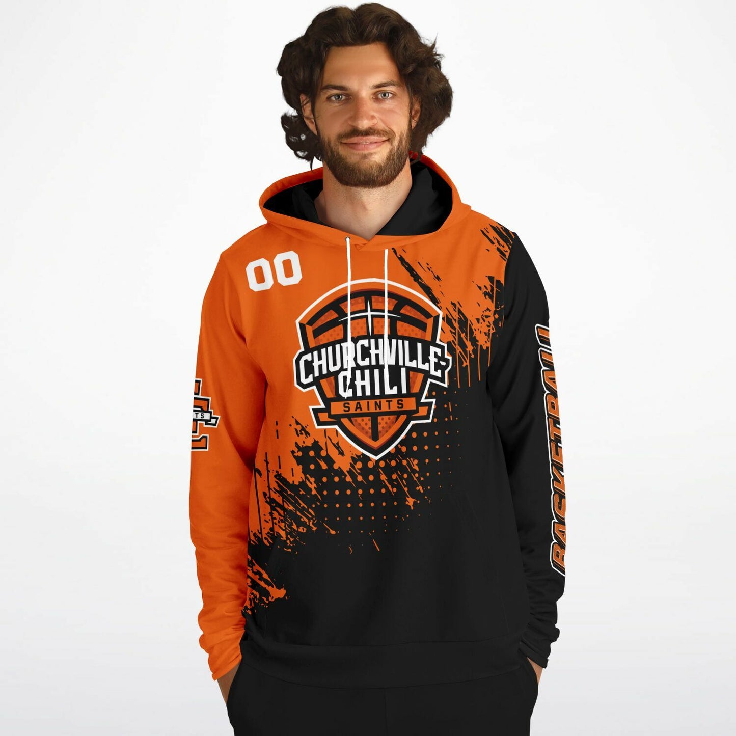 Churchville-Chili Basketball Game-Time Hoodie