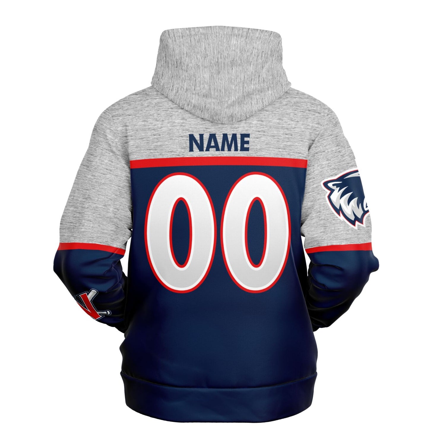Wolverines Stripe Adult Hoodie