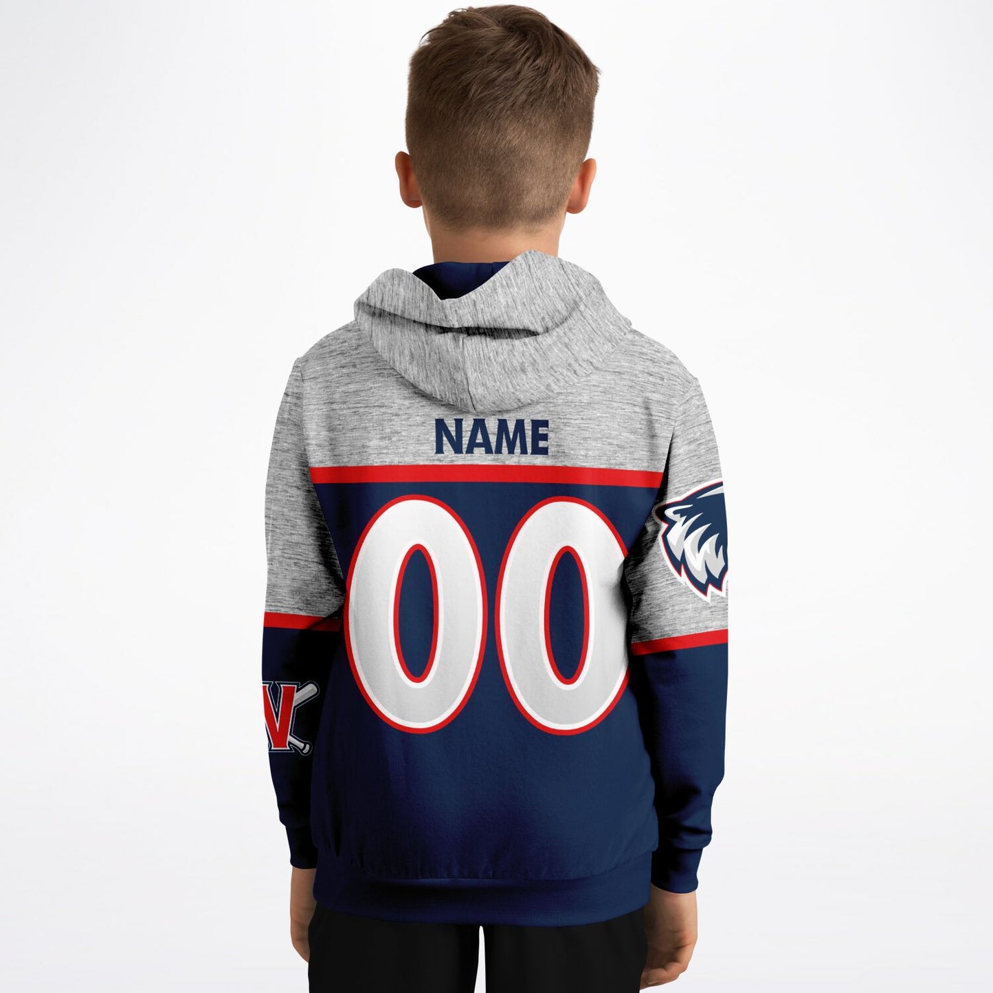 Wolverines Stripe Youth Hoodie