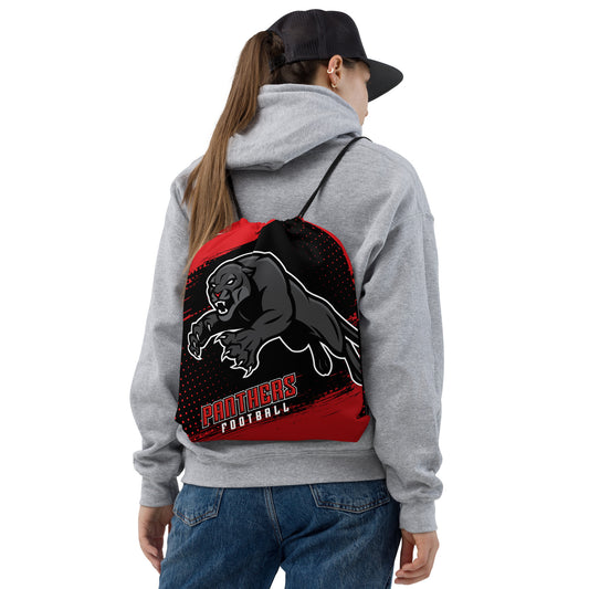 Panthers Football Drawstring Bag