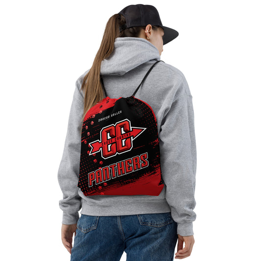 Panthers Cross Country Drawstring Bag