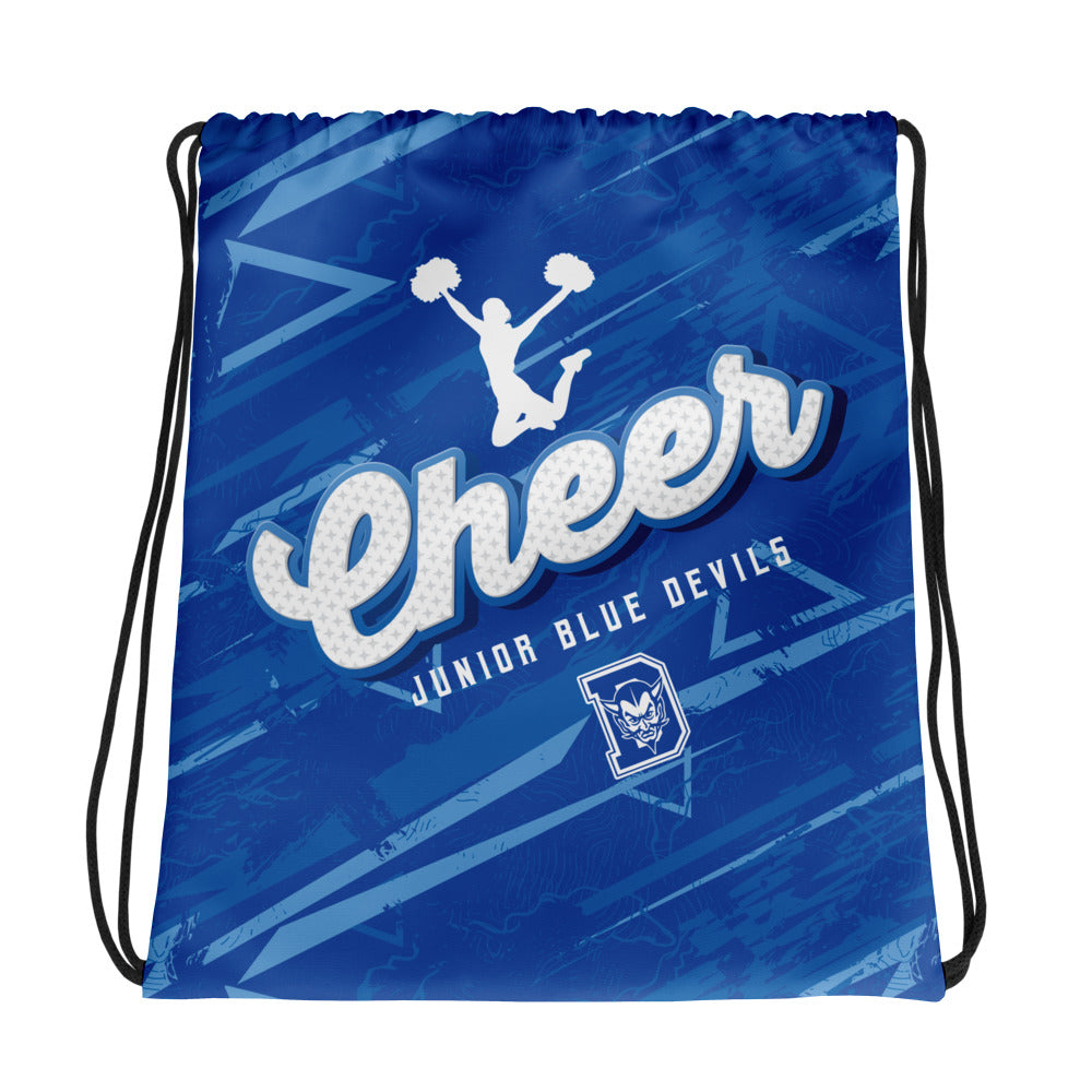 Jr. Blue Devils Cheer-Time Drawstring Bag