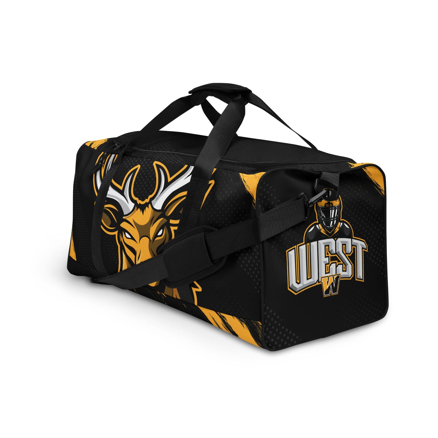 CB West Football Duffle Bag