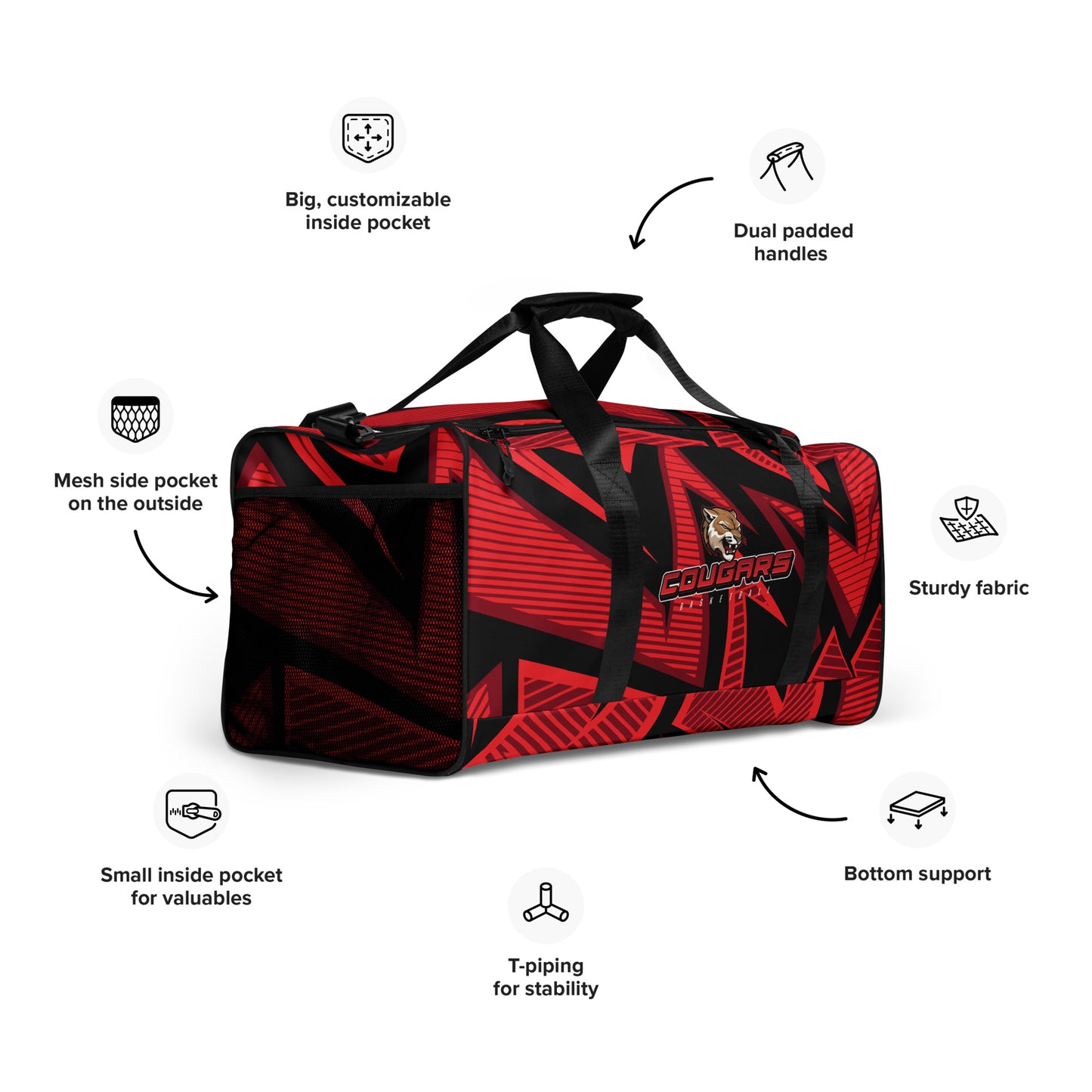 Cherry Hill East Basketball Duffle bag