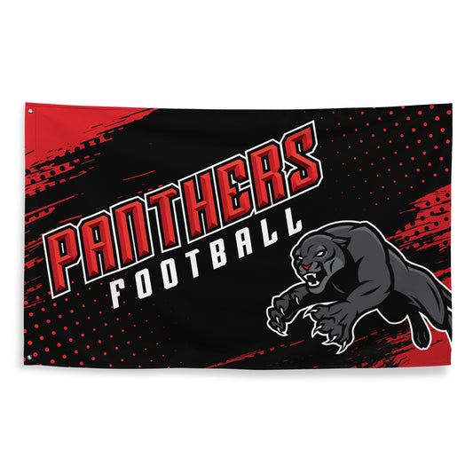 Panthers Football Game Day Flag