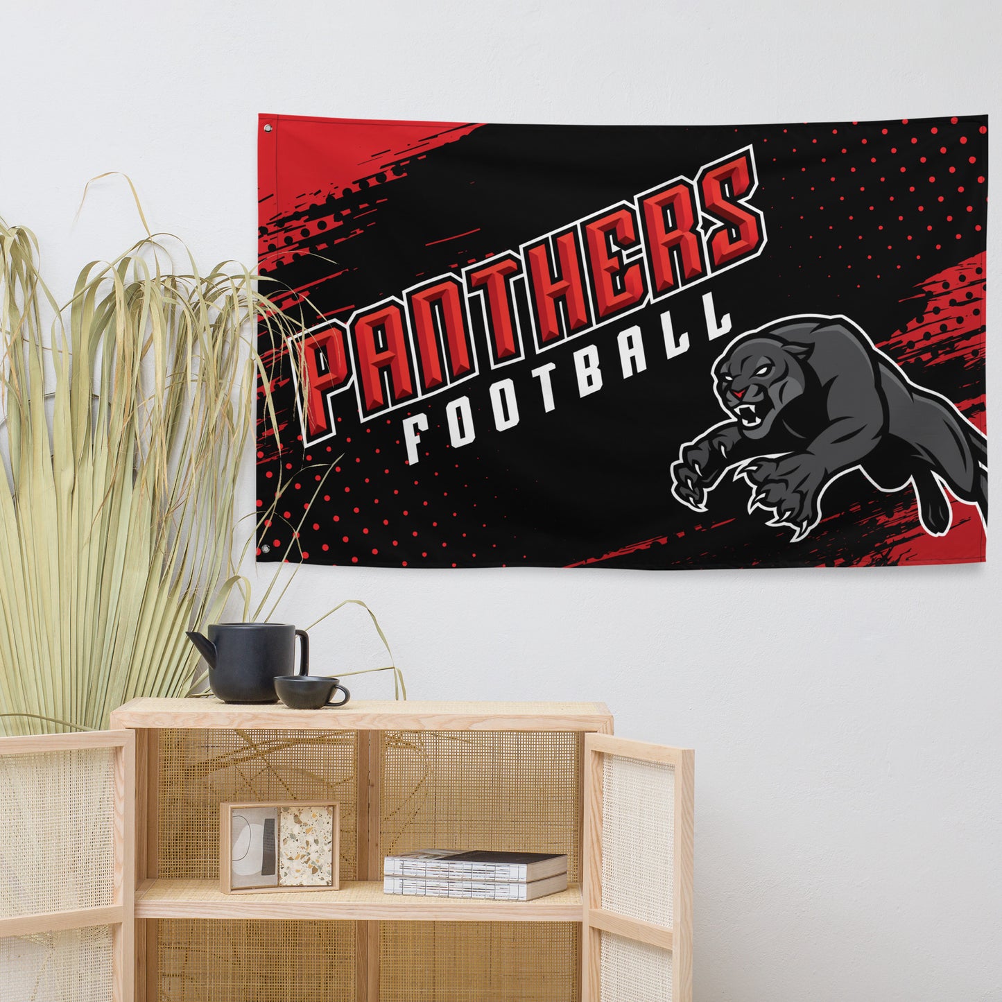 Panthers Football Game Day Flag