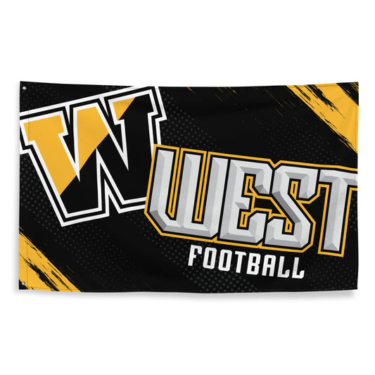 CB West Football Game Day Flag