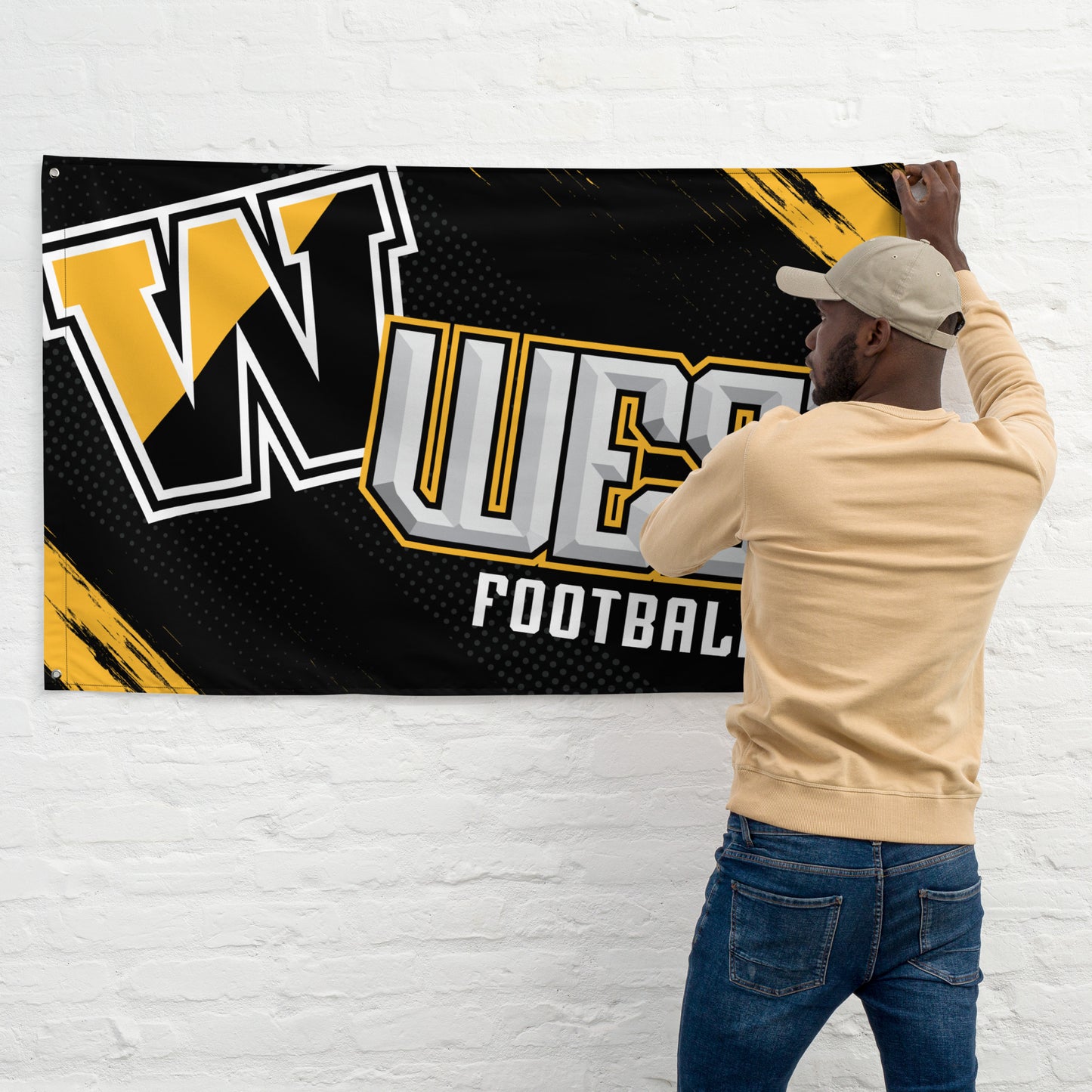CB West Football Game Day Flag