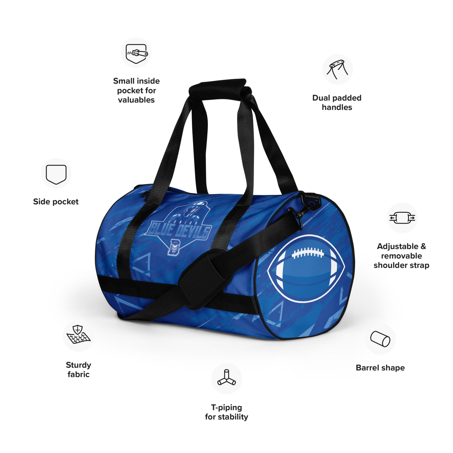 Jr. Blue Devils Football Game-Day Bag