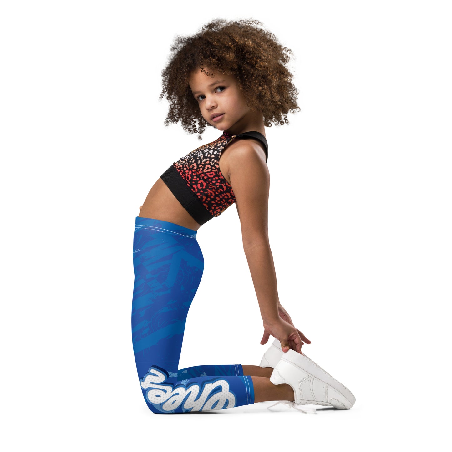 Jr. Blue Devils Kids Cheer-Time Leggings