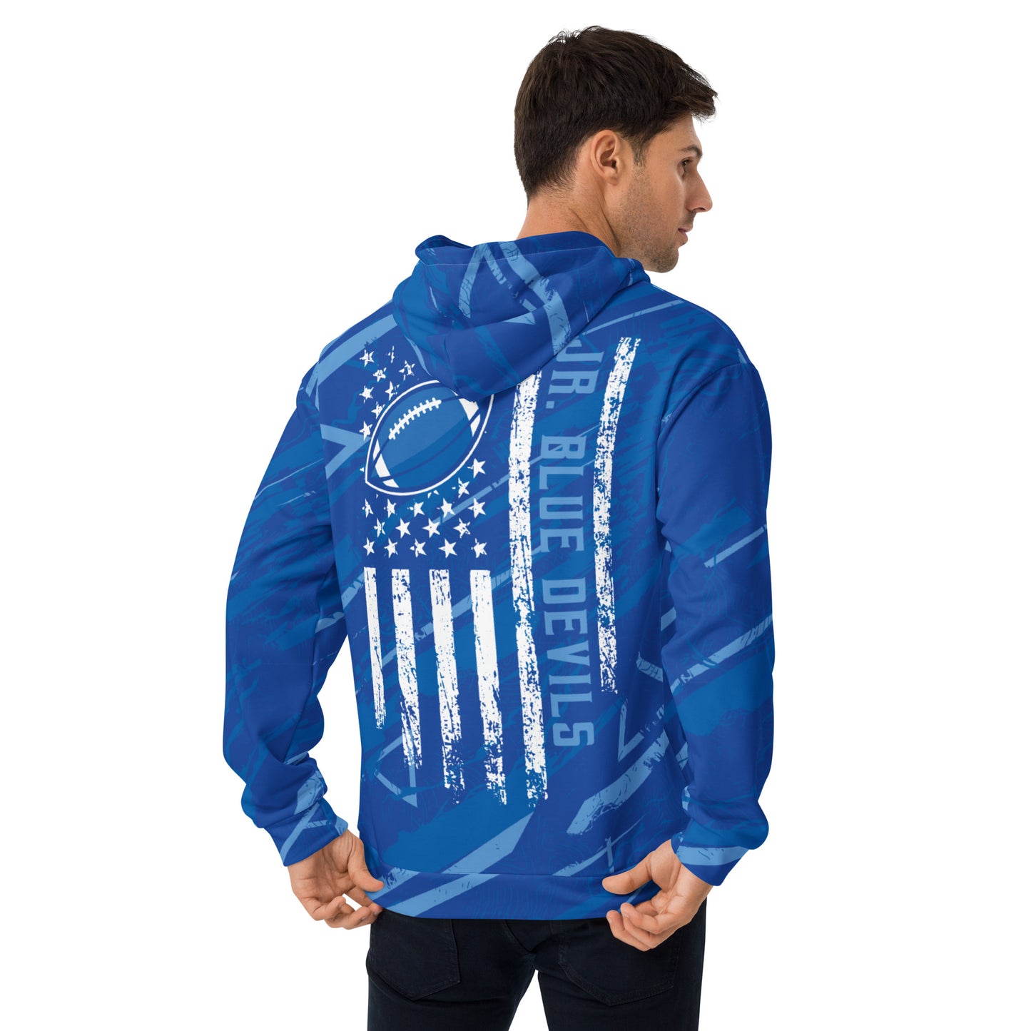 Jr. Blue Devils Football Adult Ultimate Fan Hoodie