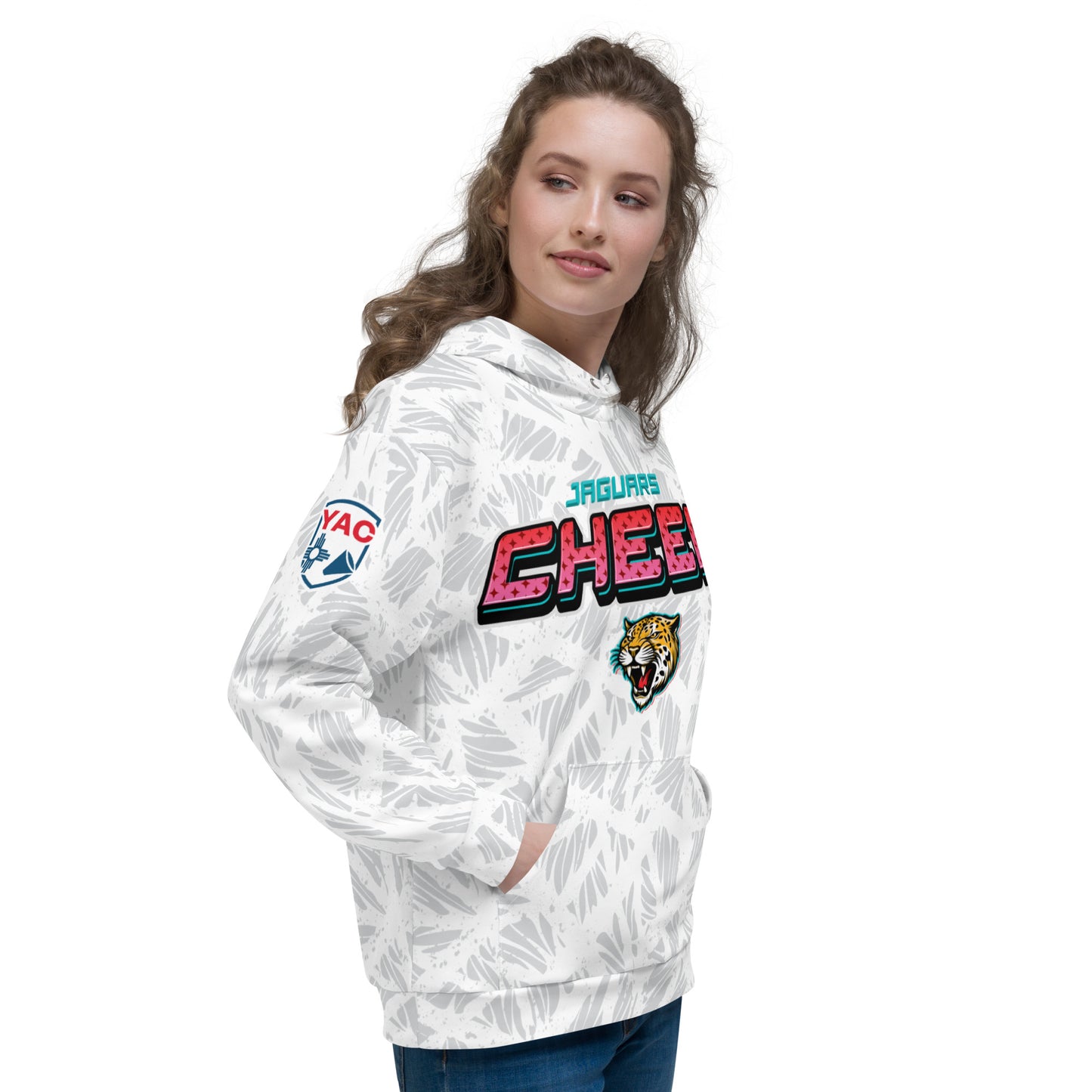 YAC Jaguars Cheer-Time Adult Unisex Hoodie