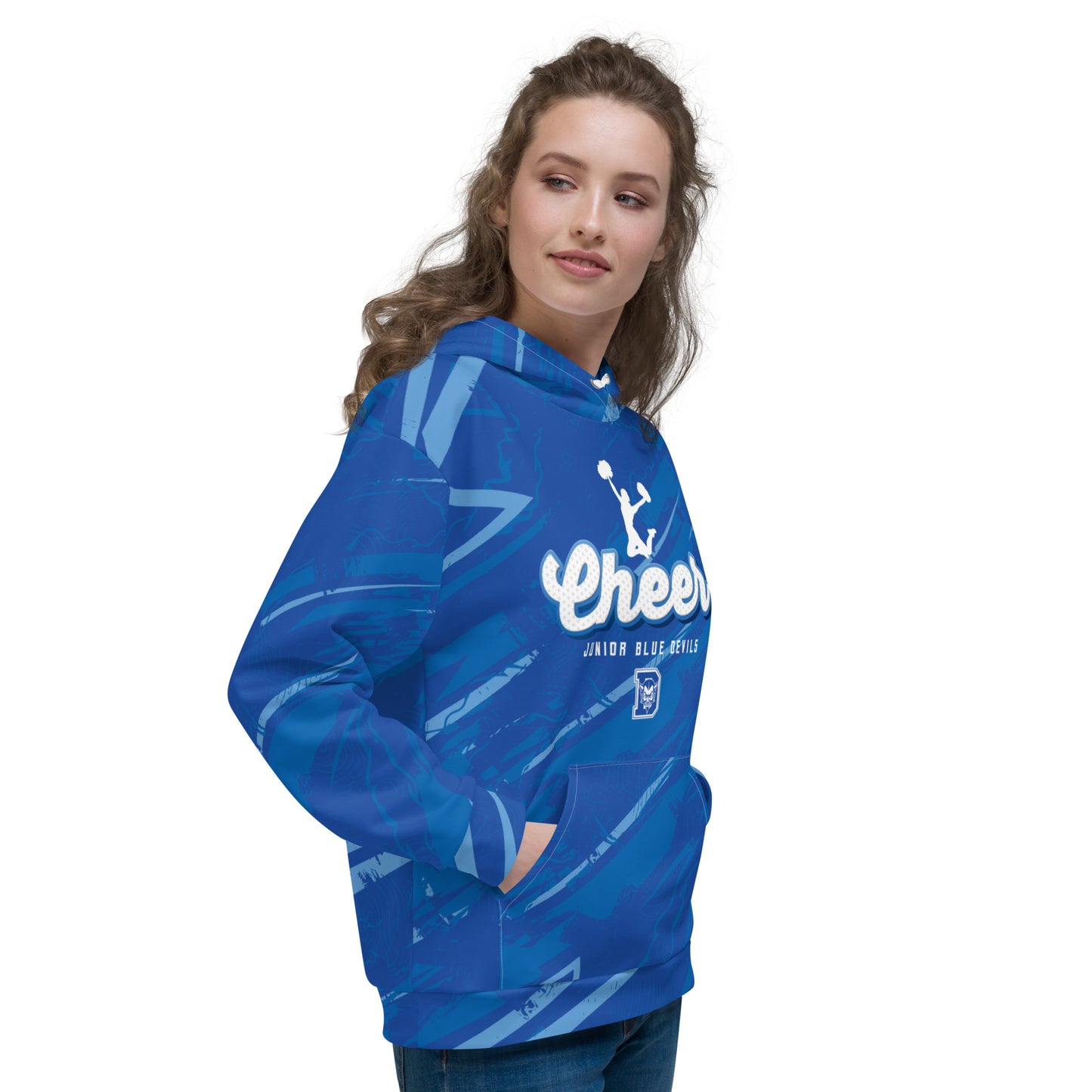 Jr. Blue Devils Adut Cheer-Time Hoodie