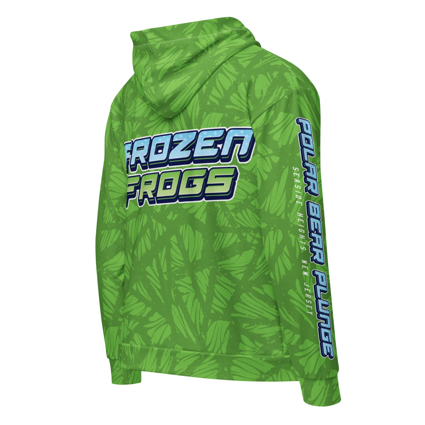 Frozen Frogs Plunge-Day Unisex Zip Hoodie