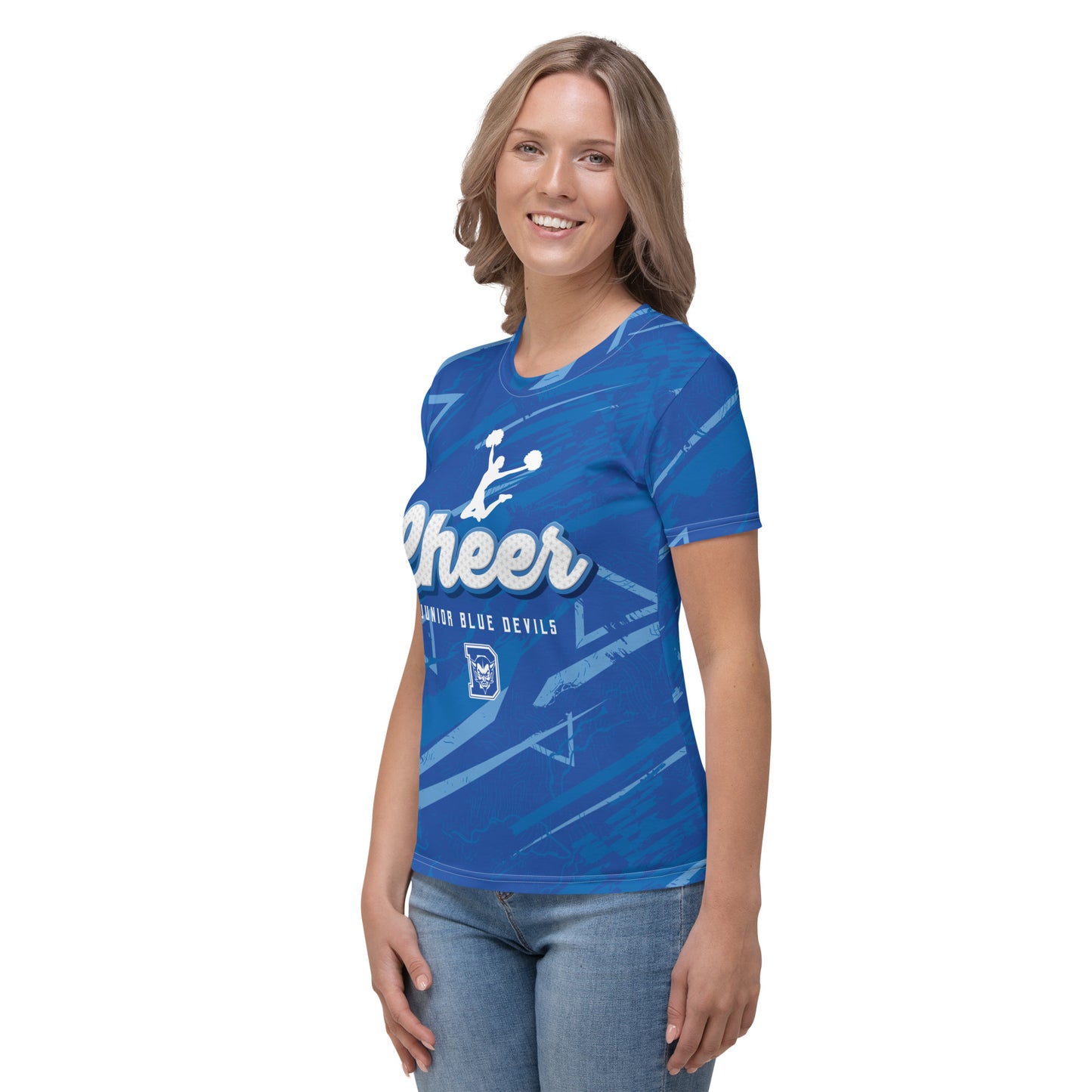 Jr. Blue Devils Women's Cheer-Time Tee