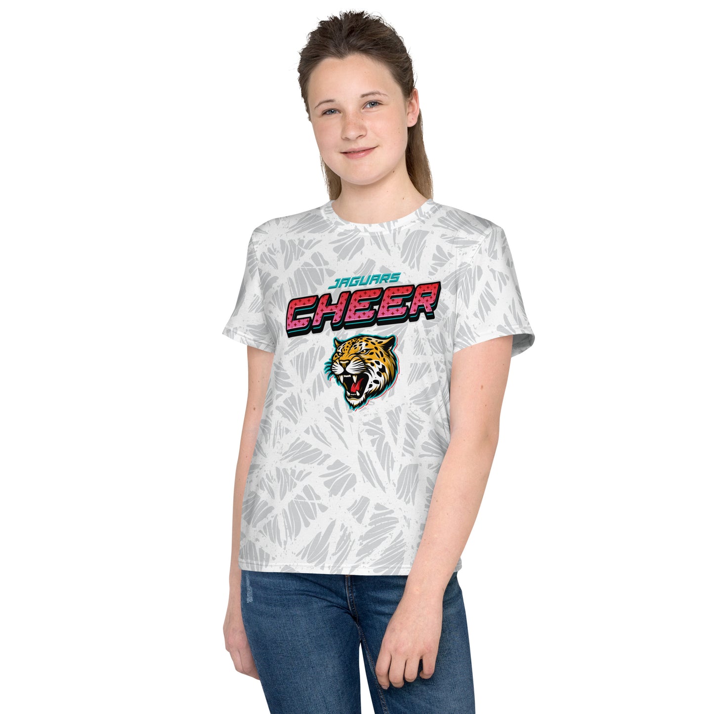 YAC Jaguars Cheer-Time Youth Tee