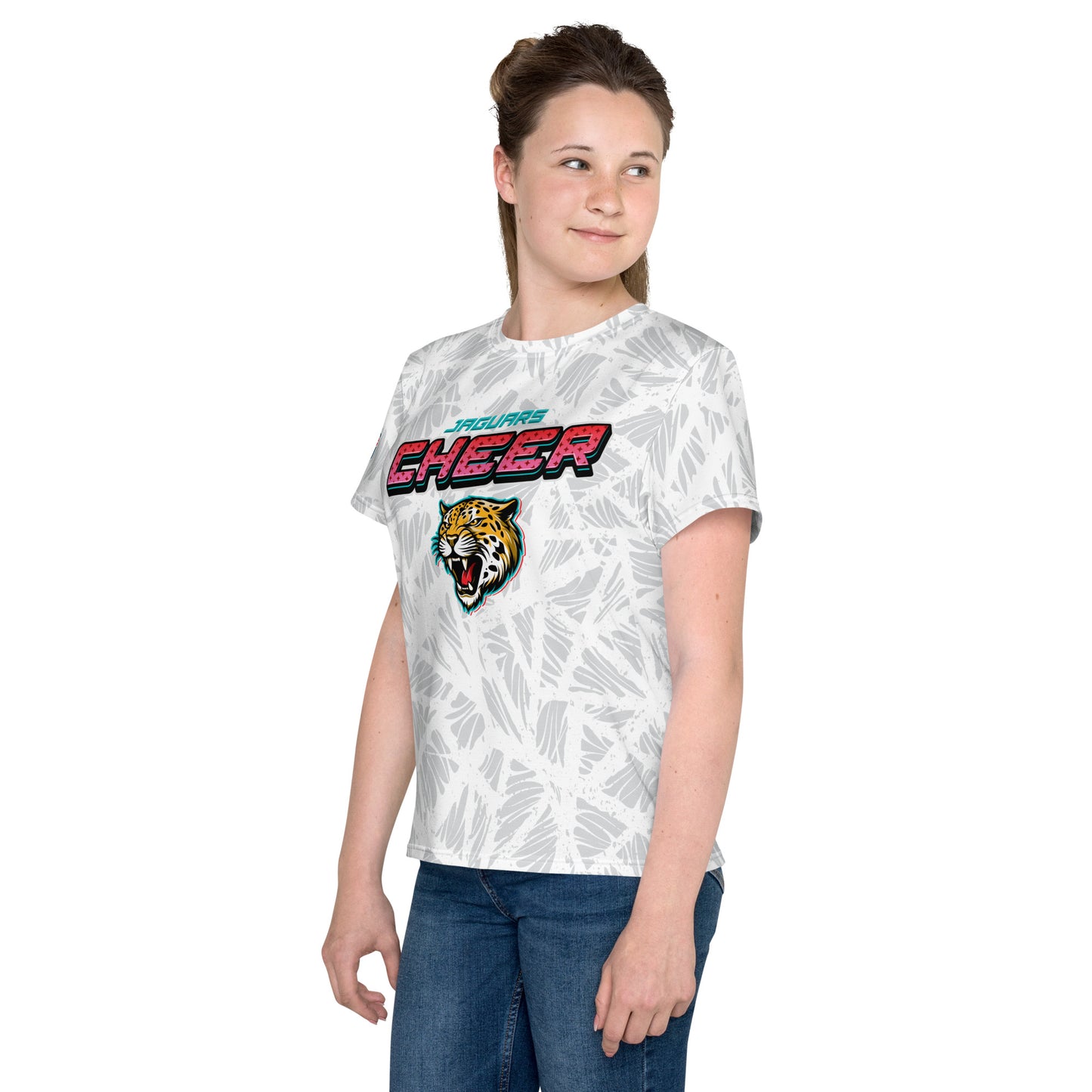YAC Jaguars Cheer-Time Youth Tee
