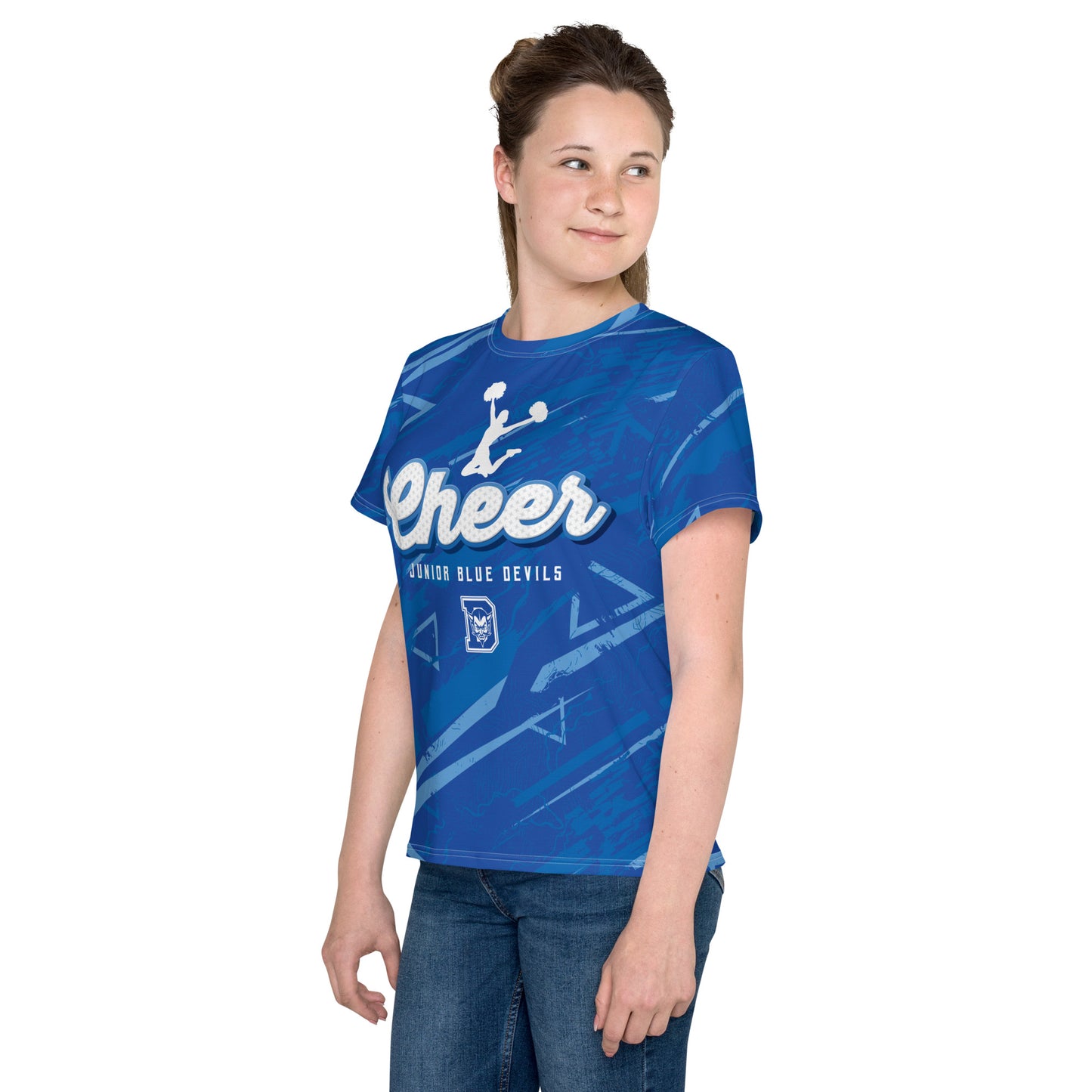Jr. Blue Devils Youth Cheer-Time Tee