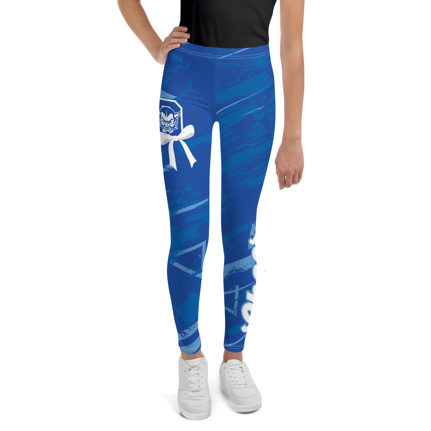 Jr. Blue Devils Youth Cheer-Time Leggings