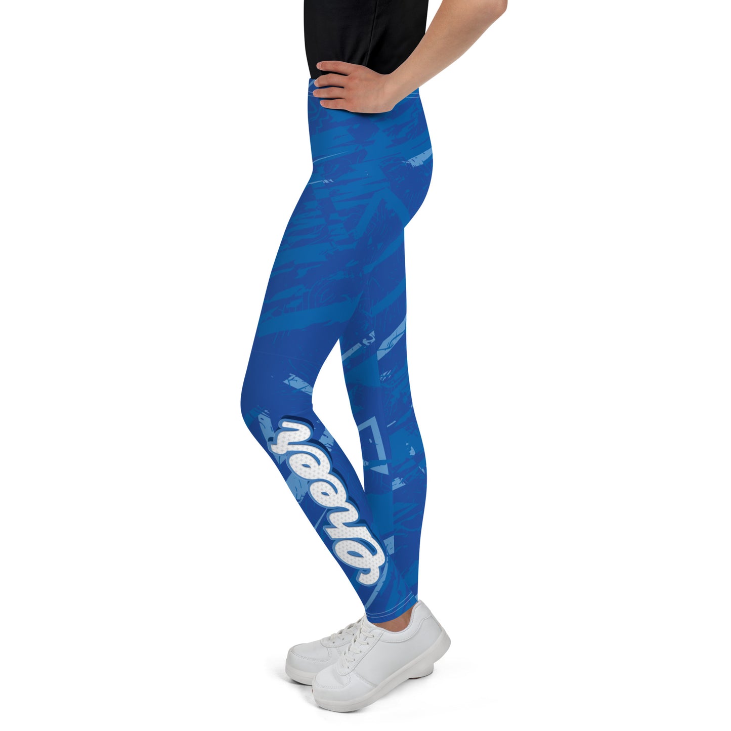 Jr. Blue Devils Youth Cheer-Time Leggings