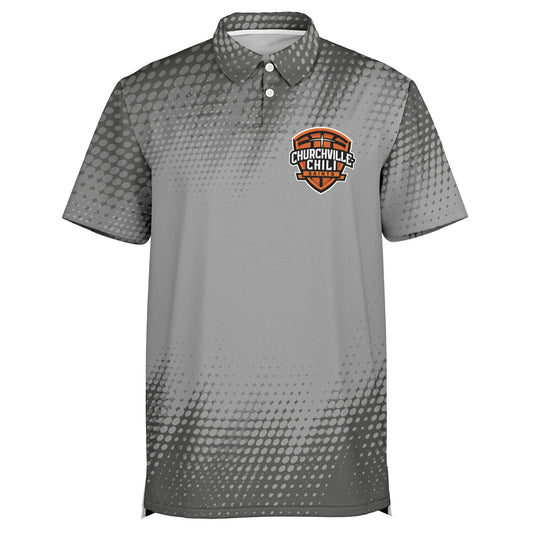 Churchville-Chili Basketball Coaches Polo (Gray)