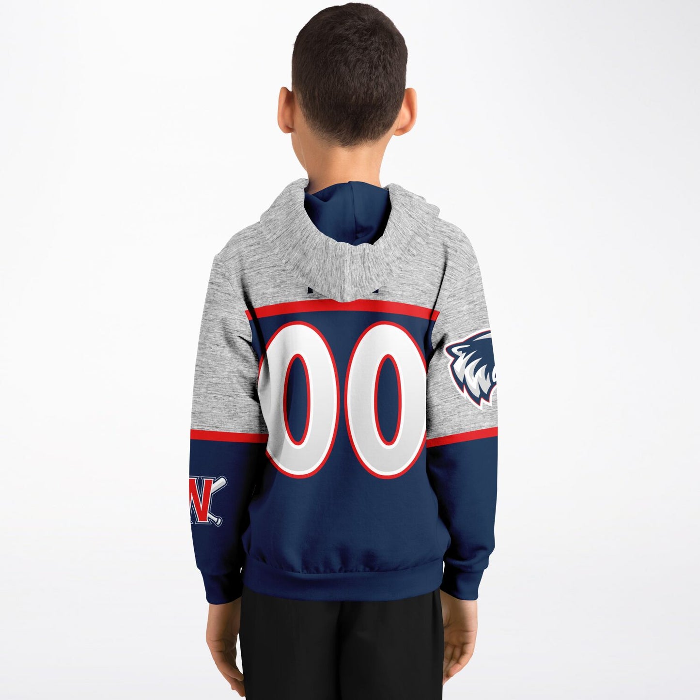 Wolverines Stripe Youth Hoodie