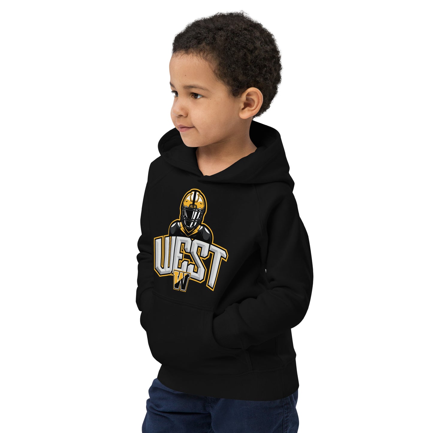 CB West Football Kids Hoodie