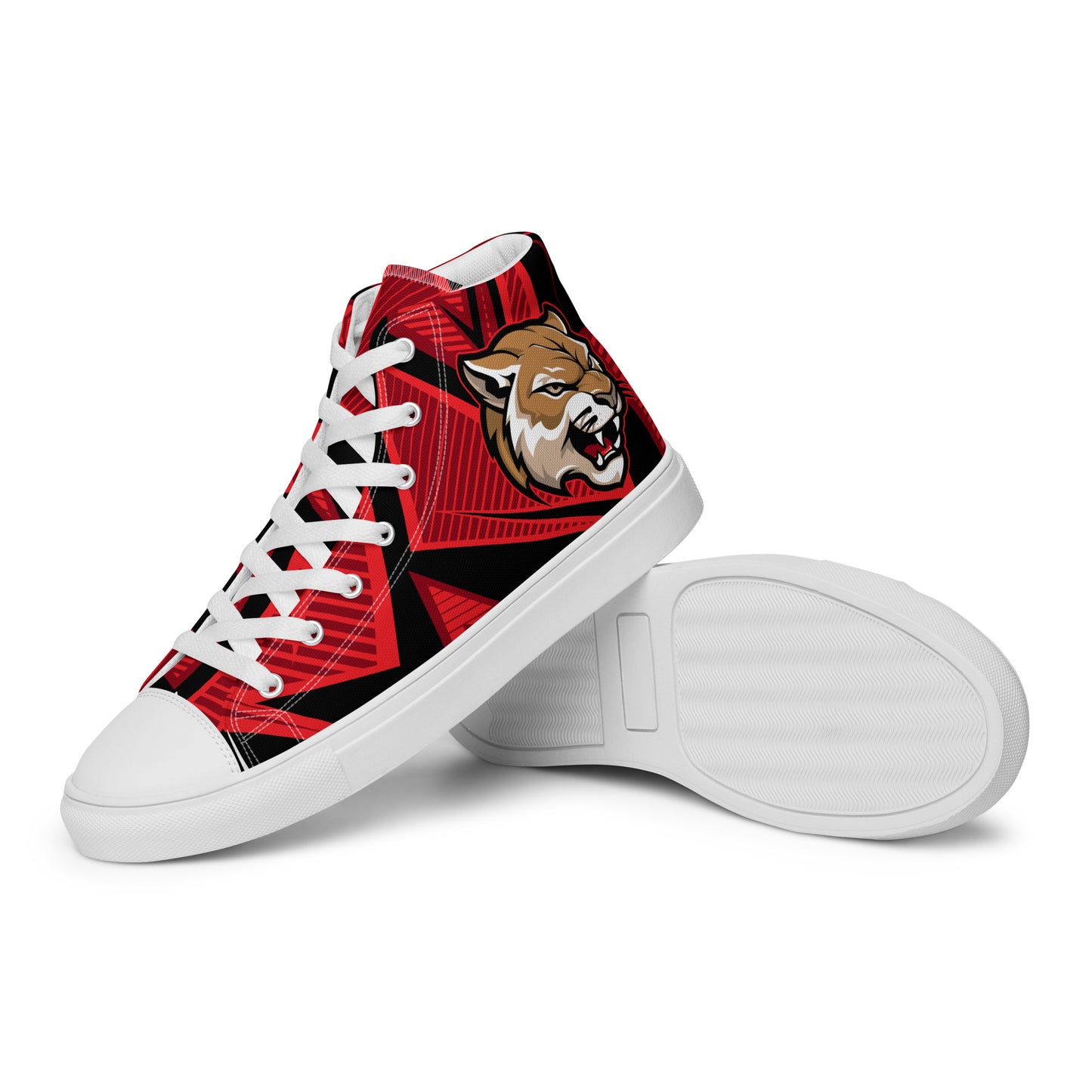 Cherry Hill East Basketball Men’s high top canvas shoes