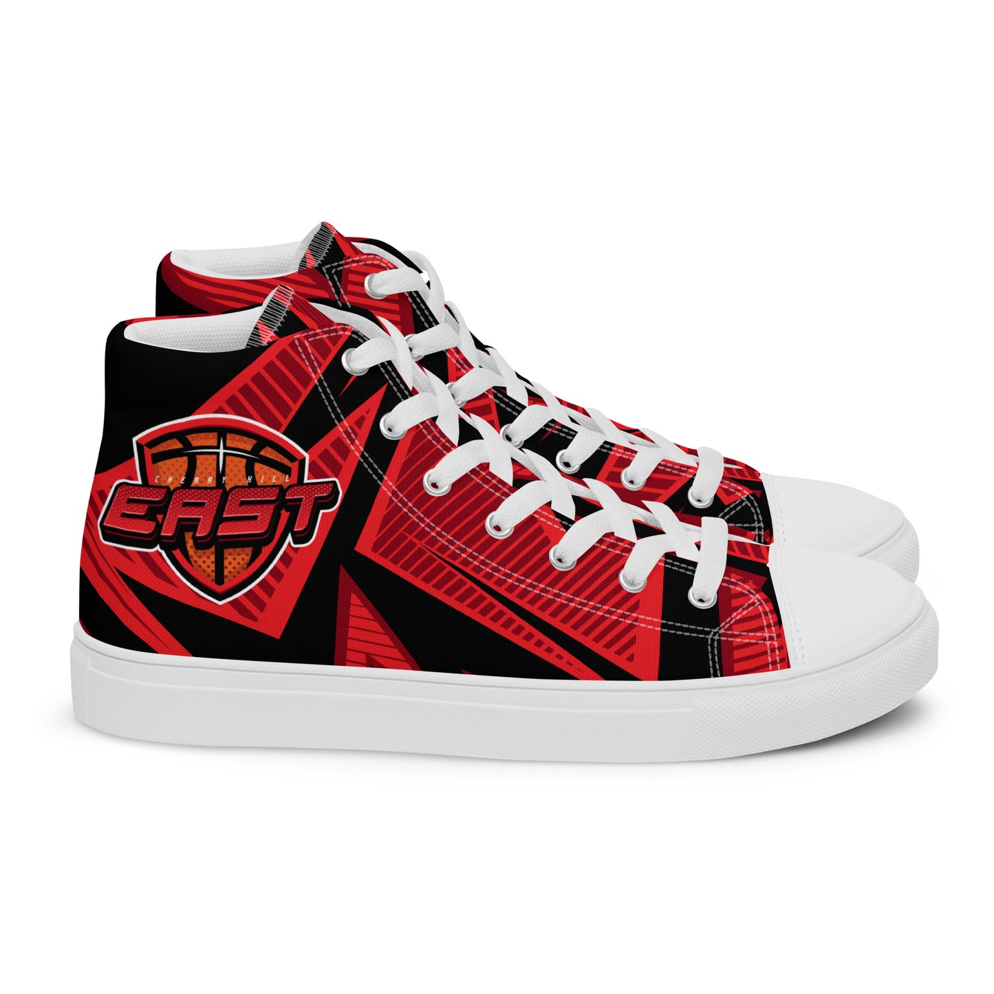 Cherry Hill East Basketball Men’s high top canvas shoes