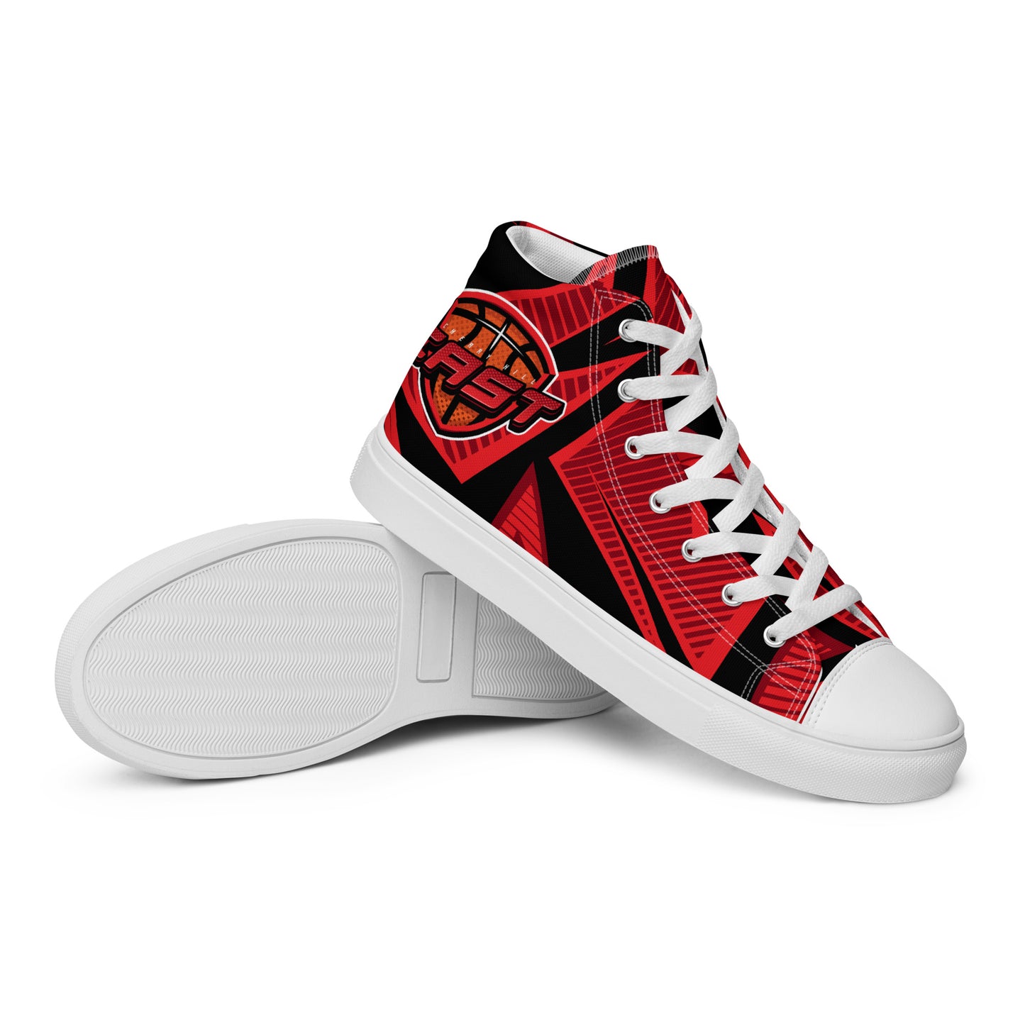 Cherry Hill East Basketball Men’s high top canvas shoes