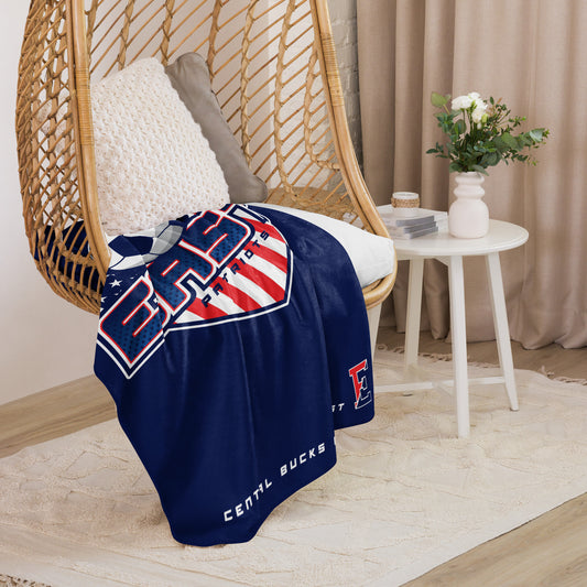 CB East Soccer Sherpa Blanket