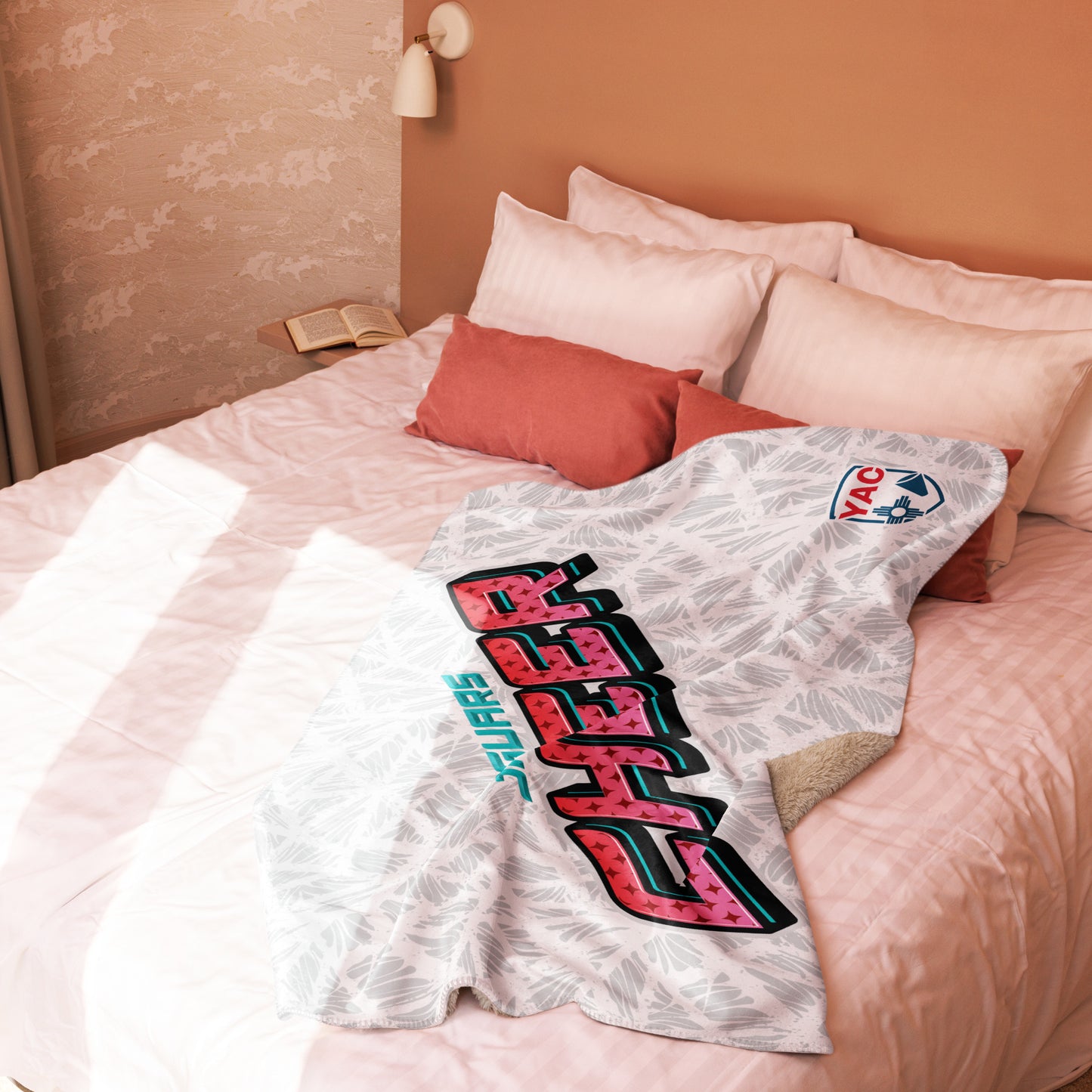 YAC Jaguars Cheer Sherpa Blanket