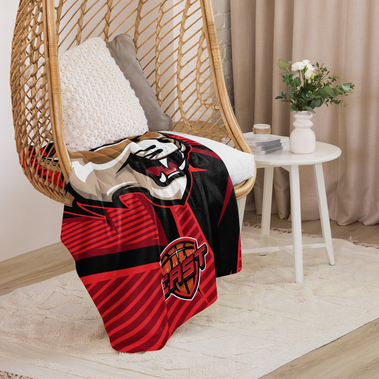 Cherry Hill East Basketball Sherpa Blanket