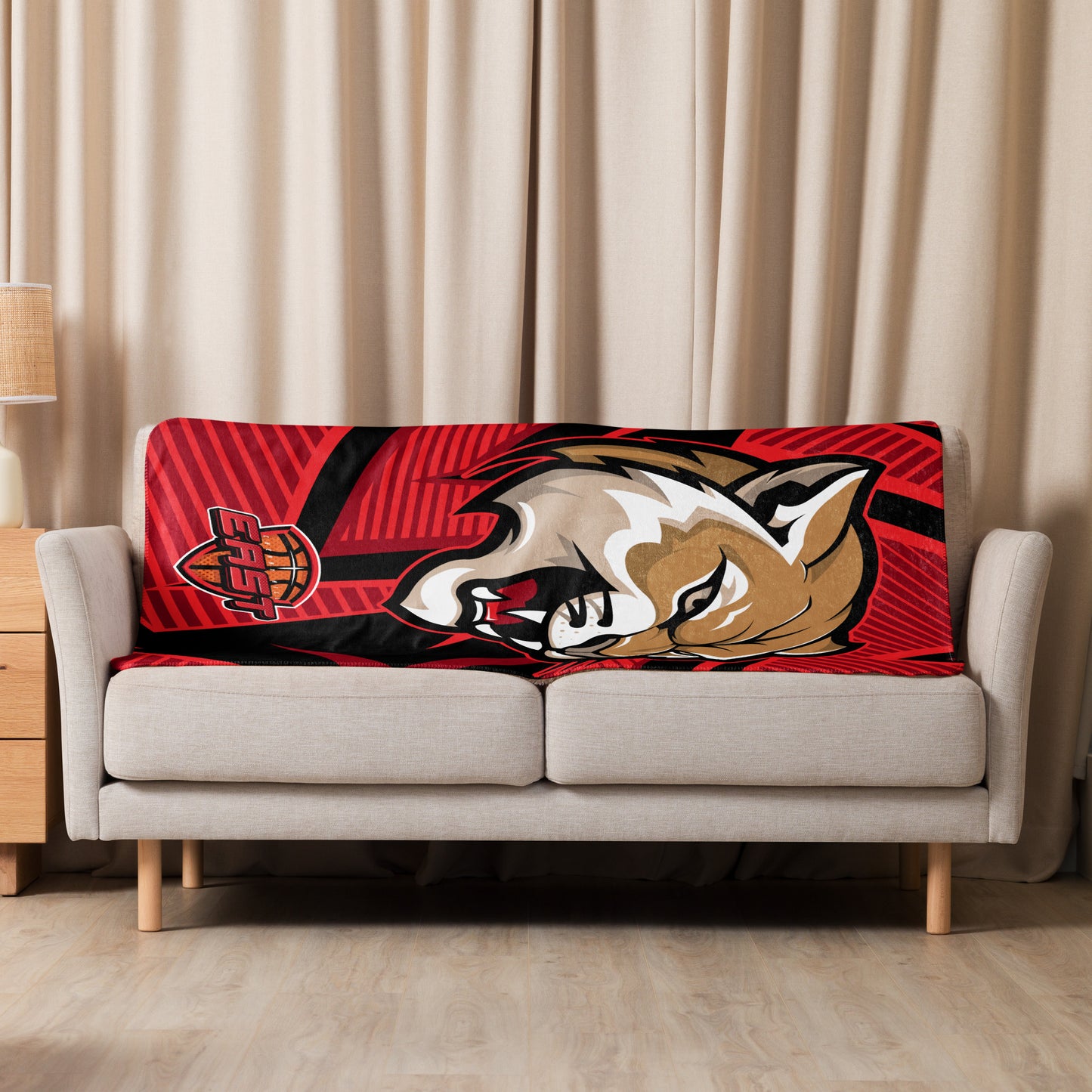 Cherry Hill East Basketball Sherpa Blanket