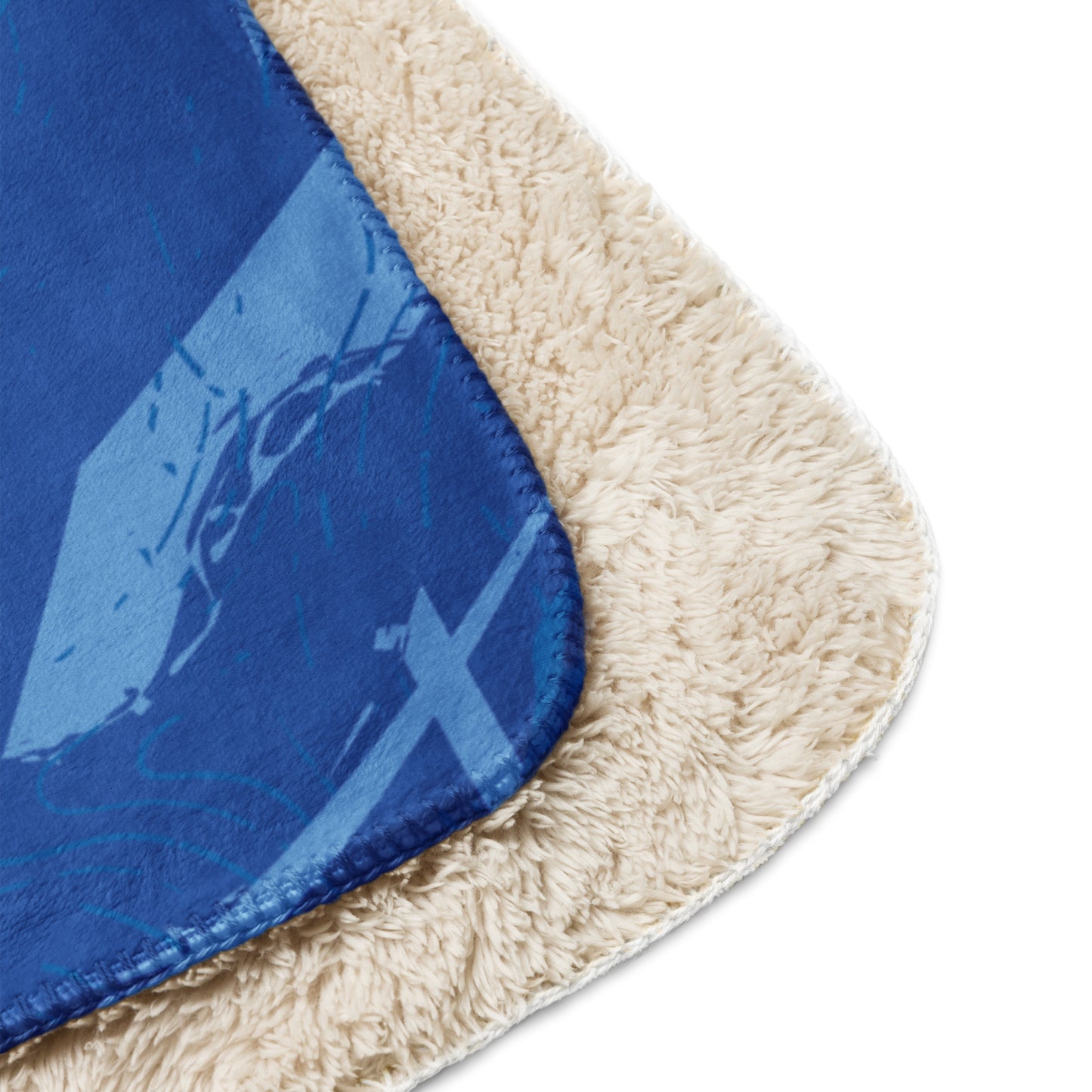 Jr. Blue Devils Football Sherpa Blanket