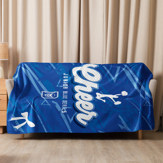 Jr. Blue Devils Cheer Sherpa Blanket