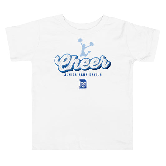 Jr. Blue Devils Cheer Toddler Short Sleeve Tee
